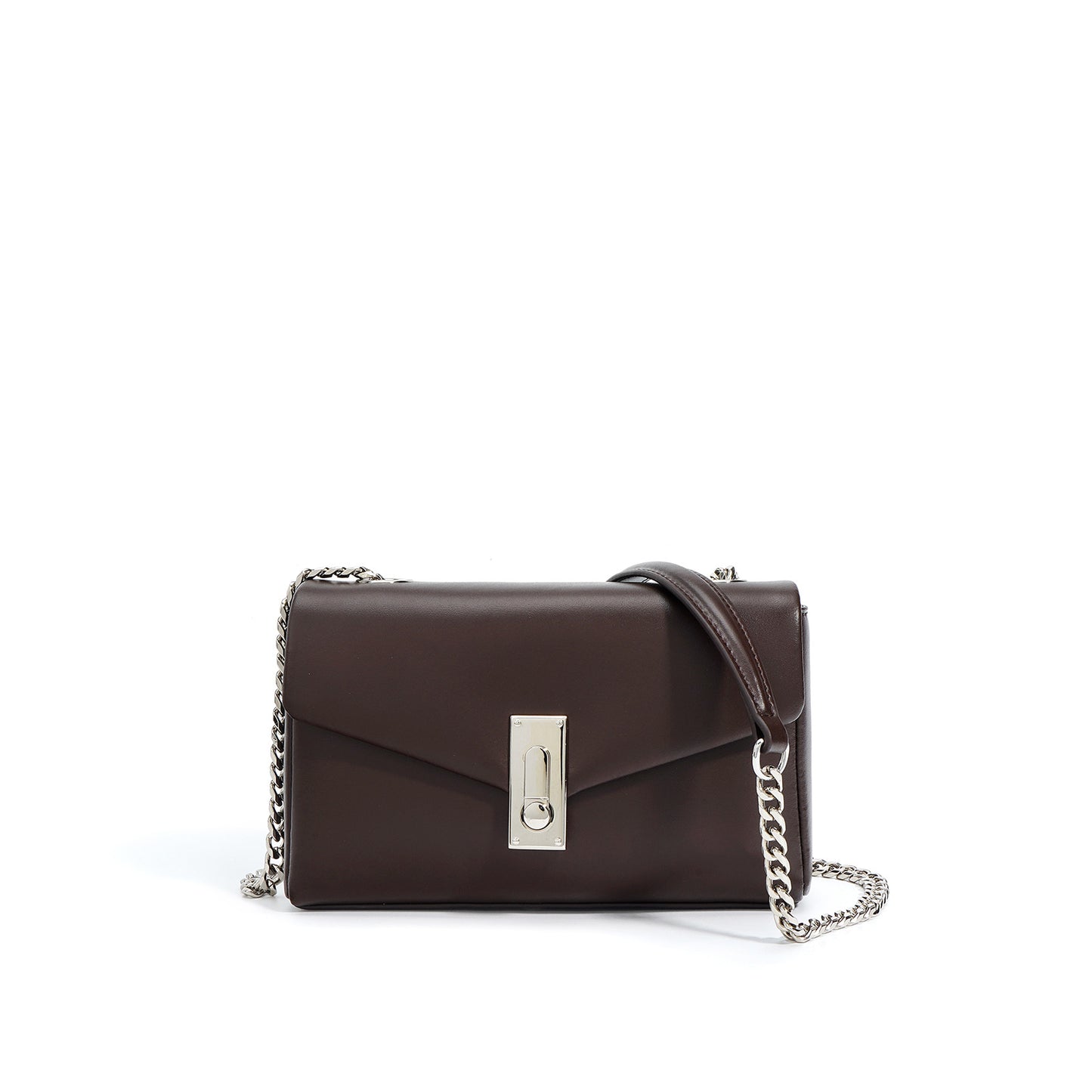 Flap Genuine Leather Simple Commute Versatile Small Square Bags