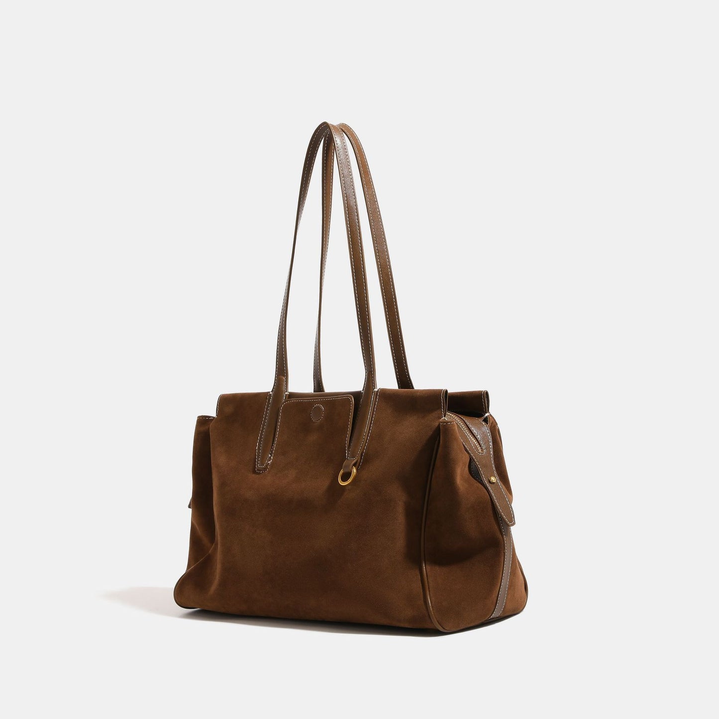 Women's Walking Vintage Suede Large Capacity Portable Tote Bags