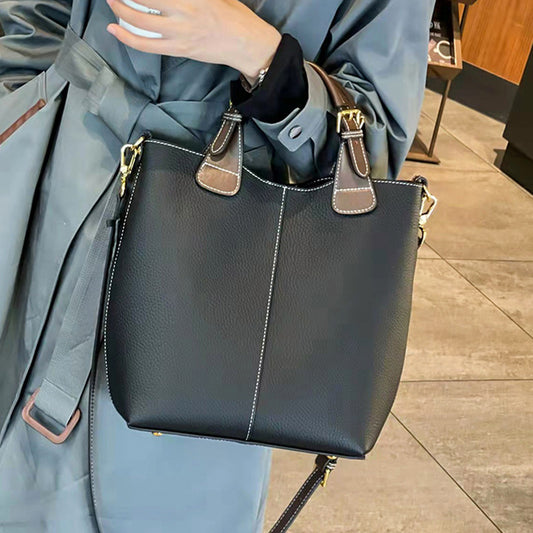 Women's Genuine Leather Trendy Large Capacity Fashion Handbags