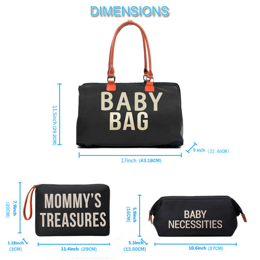 Set Mummy Portable Leisure Waterproof Diaper Bags