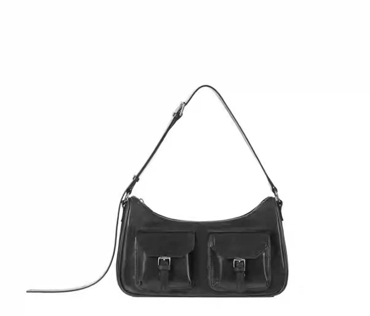 Slouchy New Niche Motorcycle Joy Underarm Crossbody Bags