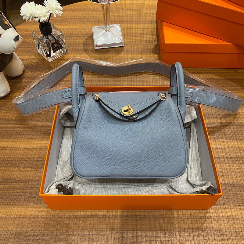 Women's First Layer Cowhide Lindi Doctor Genuine Small Square Bags
