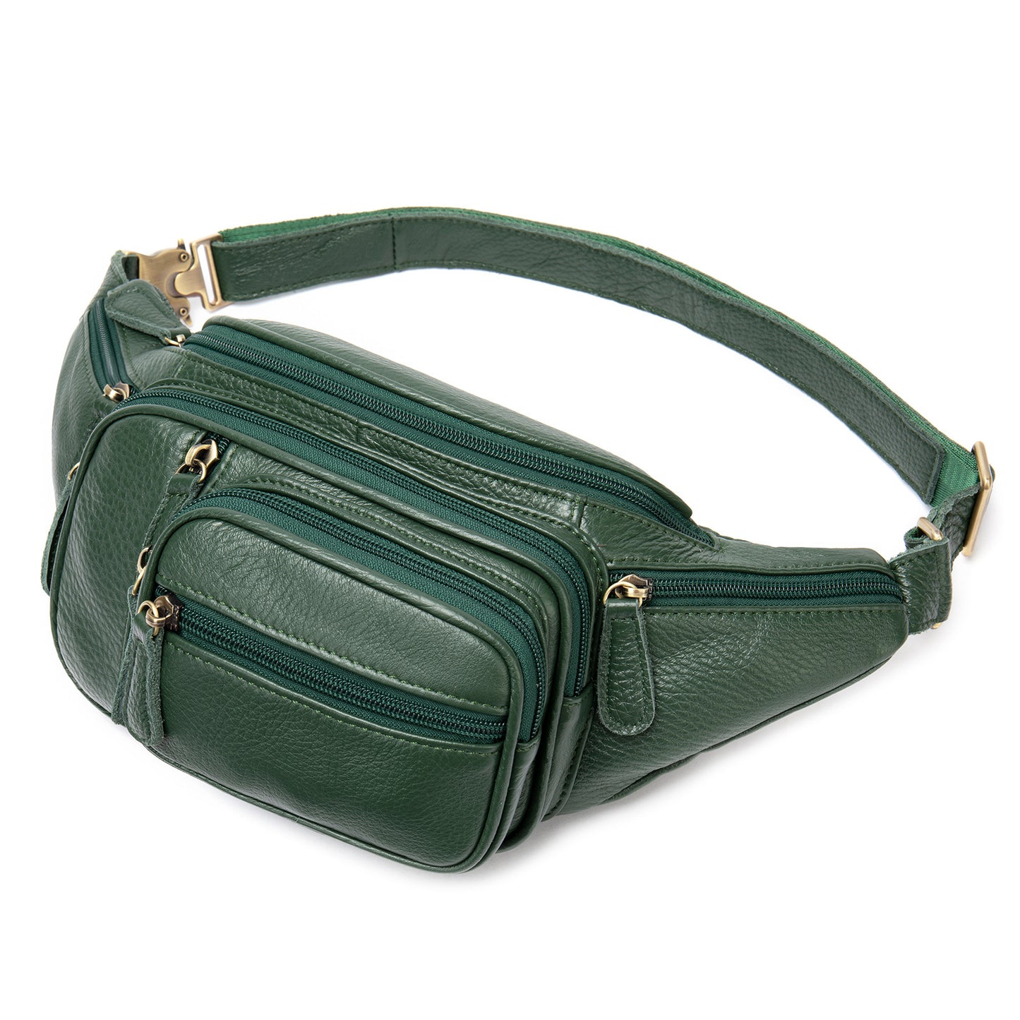 Men's Leather Leisure First Layer Cowhide Slanted Men's Chest Bags