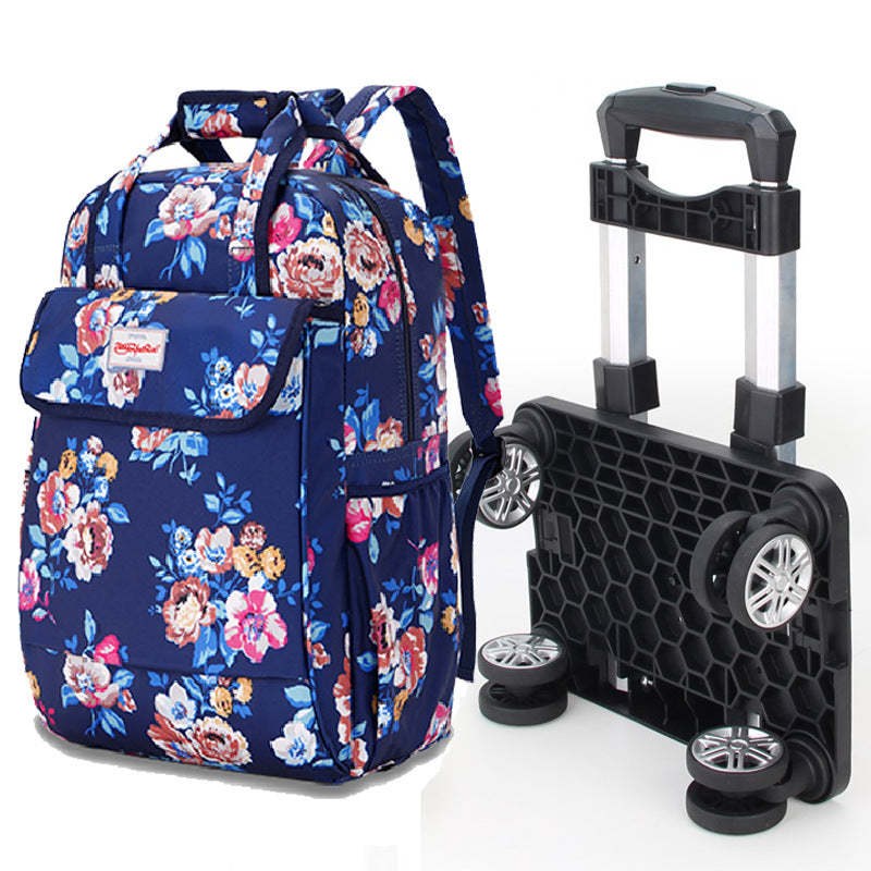 Men's Charming Large Capacity Black Boarding Travel Bags