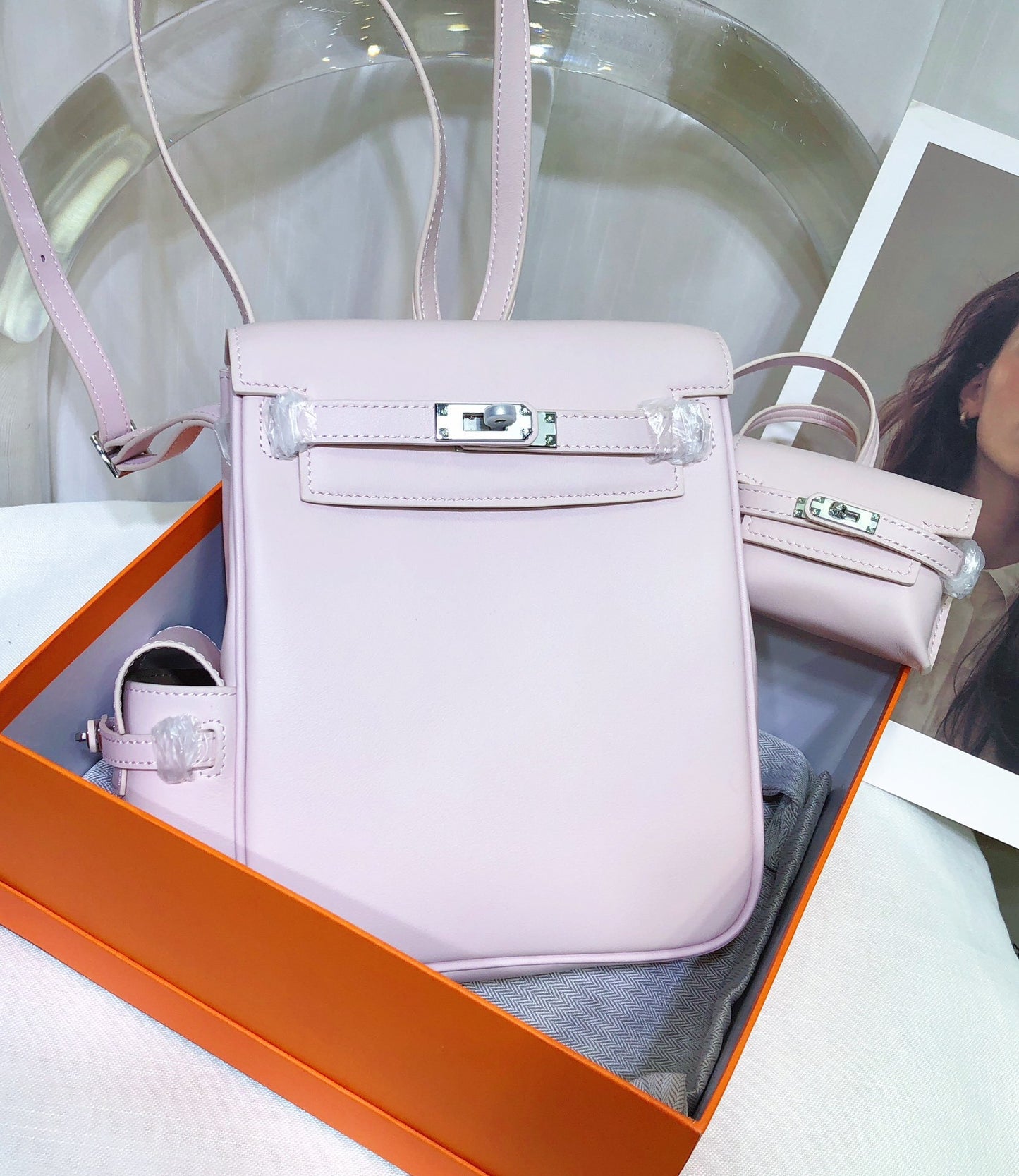 Classy Women's Kelly Fashion Genuine Leather Backpacks