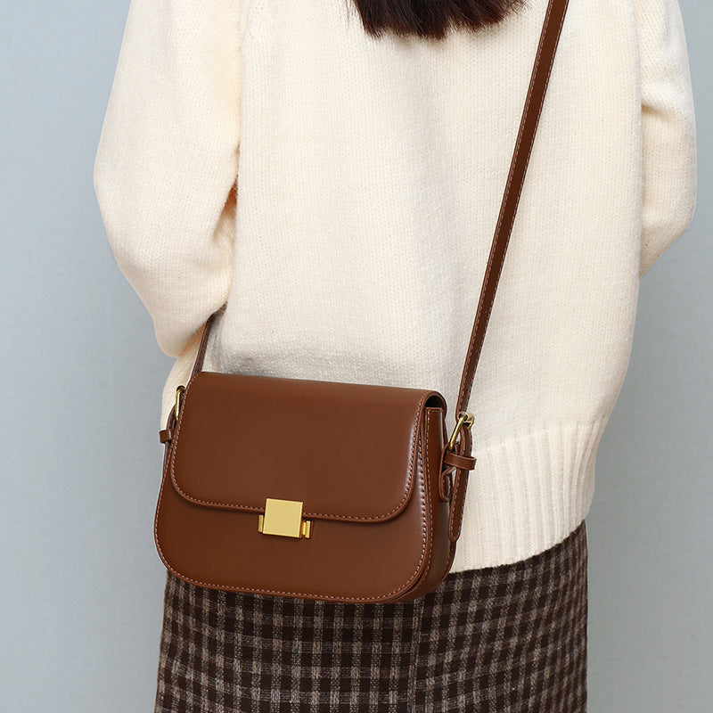 Women's Genuine Leather Light Luxury High-grade Underarm Crossbody Bags