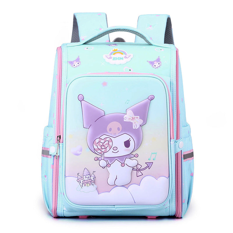 Cartoon Primary Grade Large Capacity Burden Reduction Elementary School Students' Schoolbags