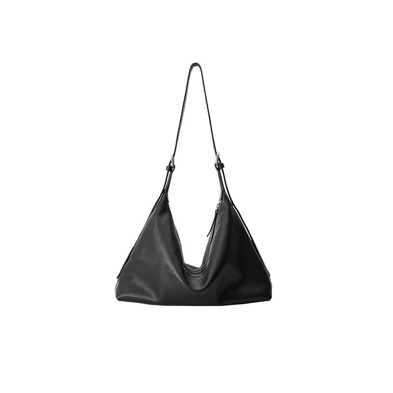 Vegetable Tanned Binaural Deer Leather Comfortable Retro Shoulder Bags