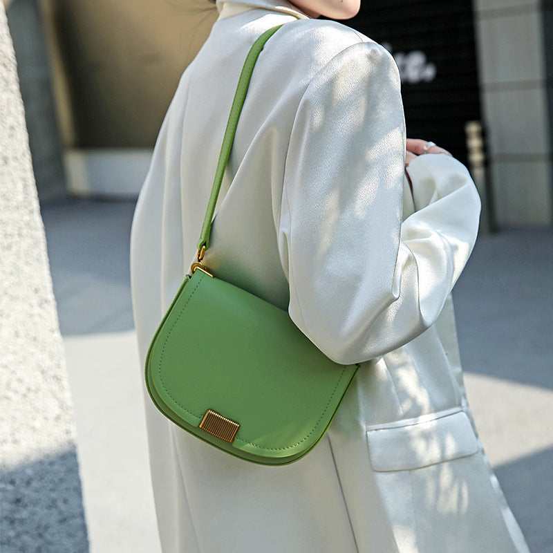 Women's Advanced Texture Trendy Leather Packet Fashionable Shoulder Bags