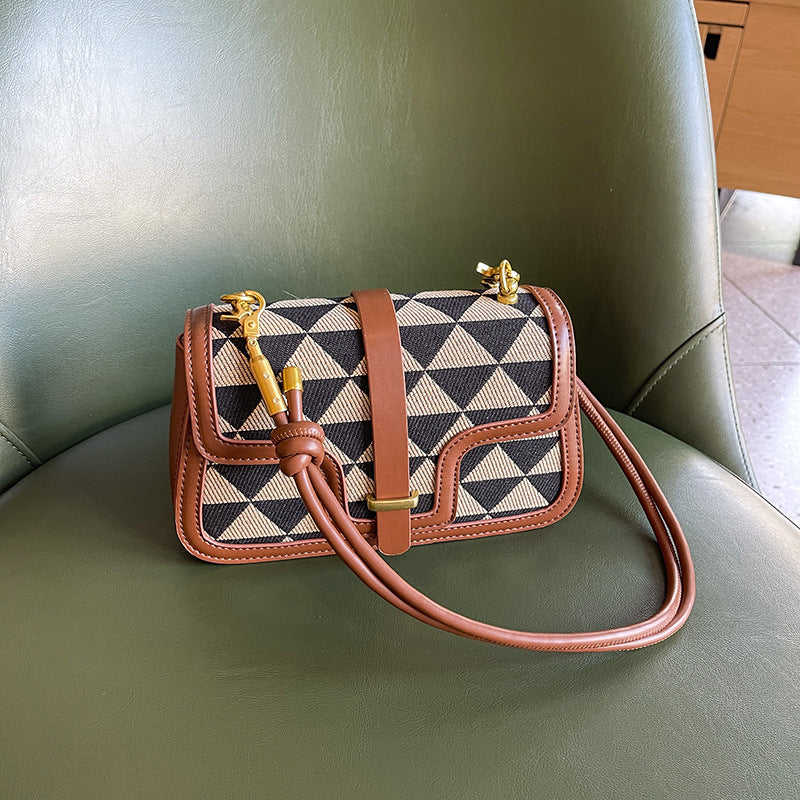 Trendy Fashionable Rhombus Light Luxury Simple Crossbody Bags
