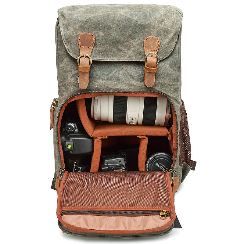 Women's & Men's & Multifunctional Waterproof Canvas For Graphy Bags