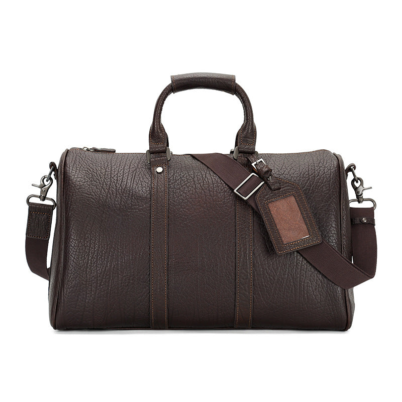 Men's Leather First Layer Cowhide Genuine Travel Bags