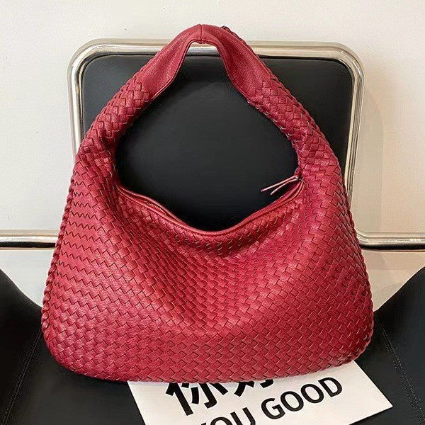 Women's Style Fashion Hand-woven Large Capacity Simple Shoulder Bags