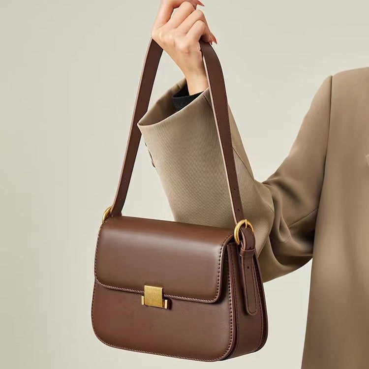 Women's Light Luxury Style Popular Tofu Underarm Crossbody Bags