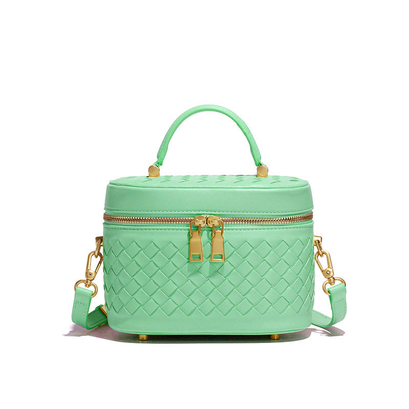 Popular Temperament Wild Woven Fashion Simple Small Square Bags