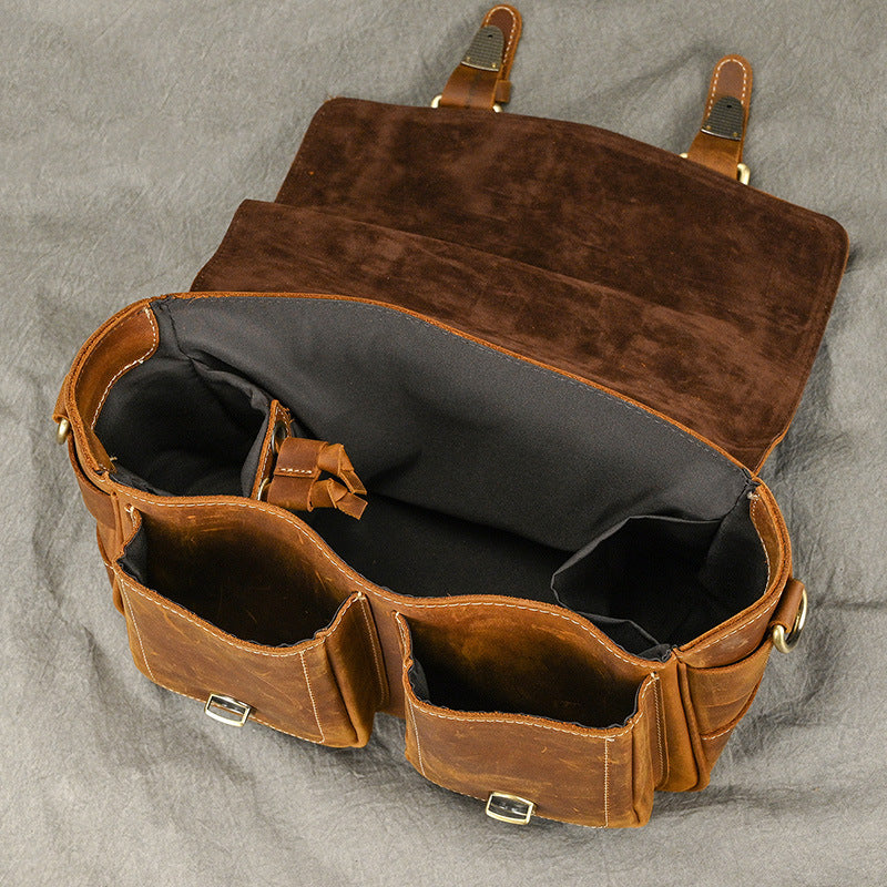 Vintage Genuine Leather Crazy Horse Mini Bags