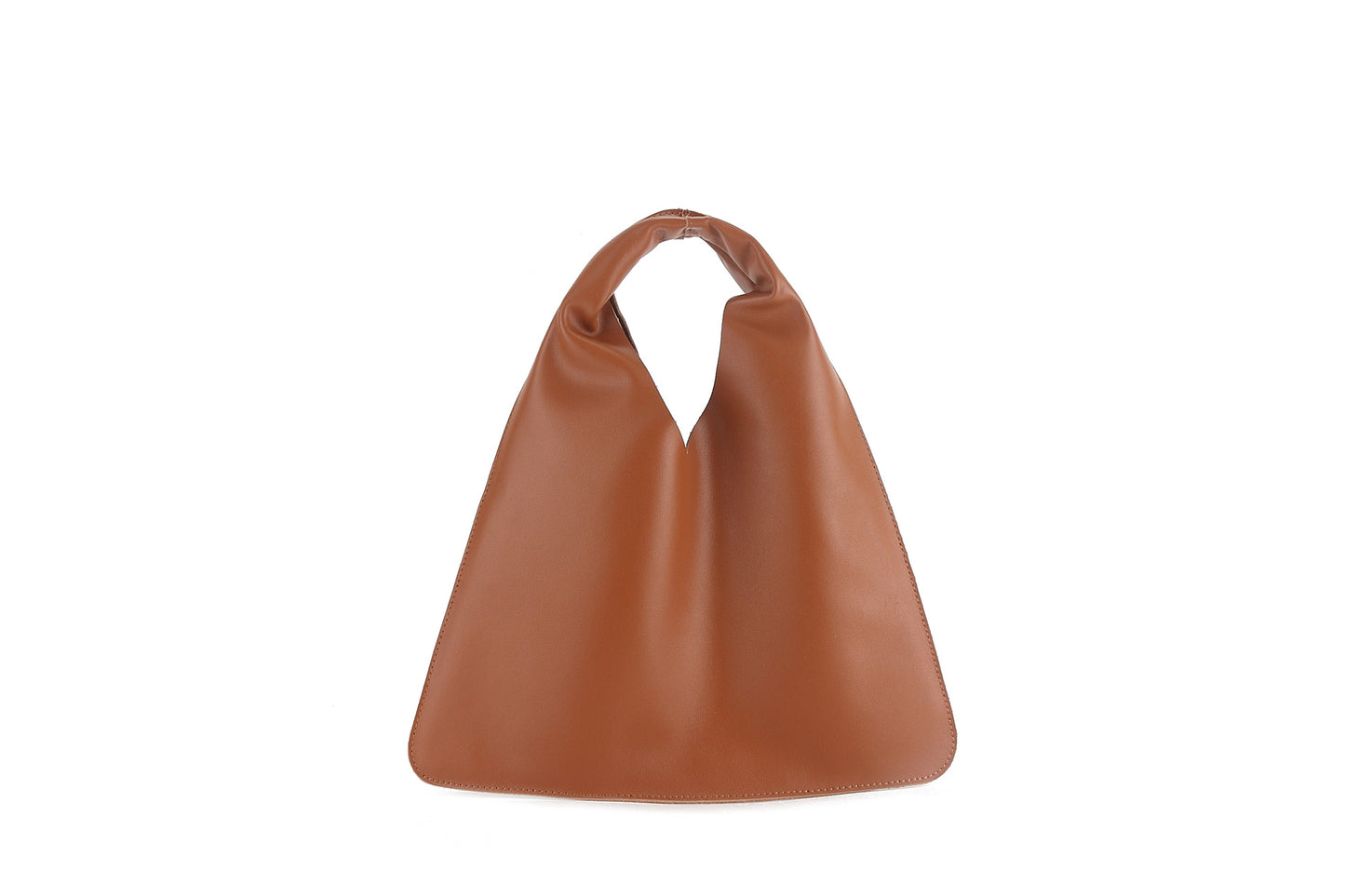 Matte Cowhide Triangle Size Wrist Fashionable Shoulder Bags