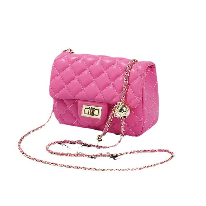 Women's Classic Style Rhombus Chain Fat Underarm Crossbody Bags