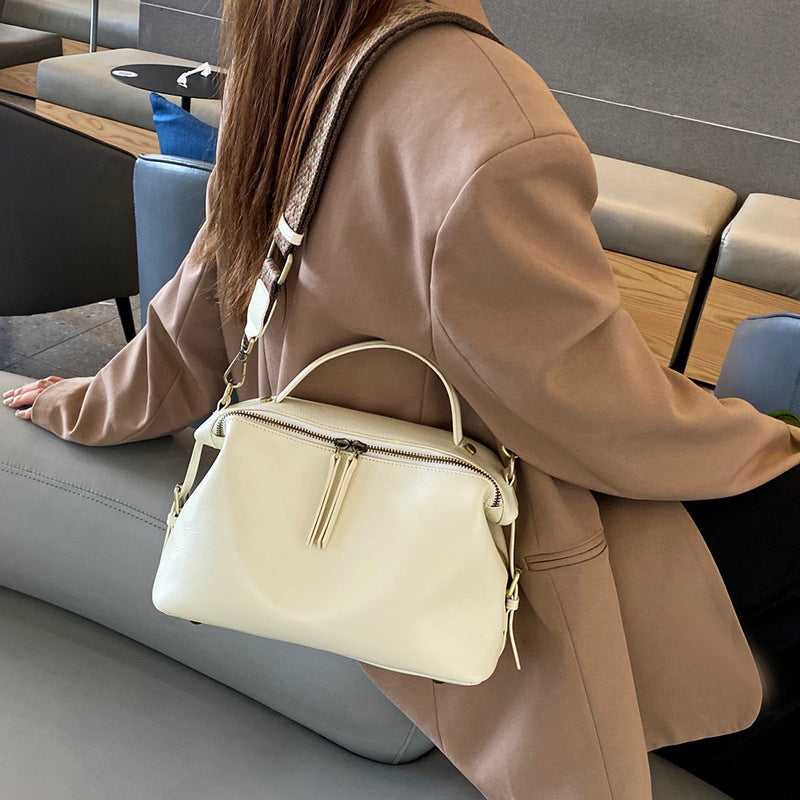 Women's Vegetable Tanning High-grade Simple Fashion Elegant Handbags