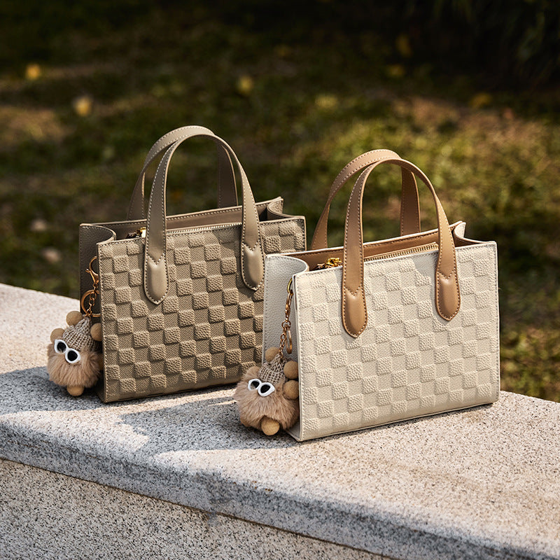 Women's High Sense Mother Gift Genuine Leather Handbags