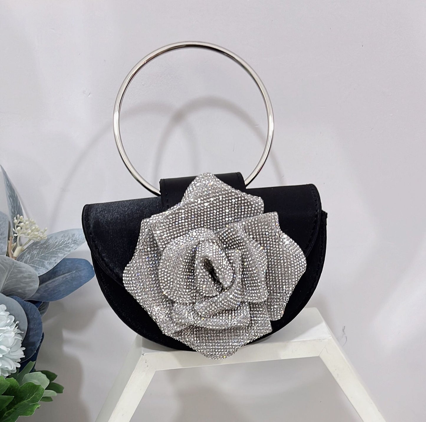 Style Fairy Flower Super Flash Rose Shoulder Bags