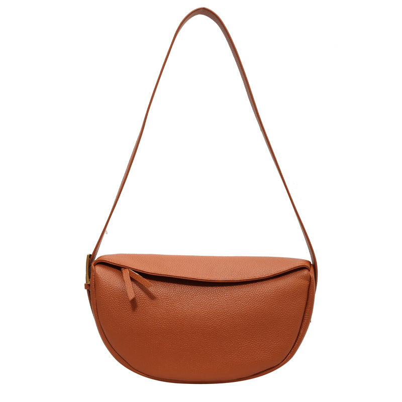 Women's Leather Large Capacity Soft Dumpling First Shoulder Bags