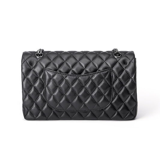 Classic Fashion Sheepskin Rhombus Chain Genuine Crossbody Bags