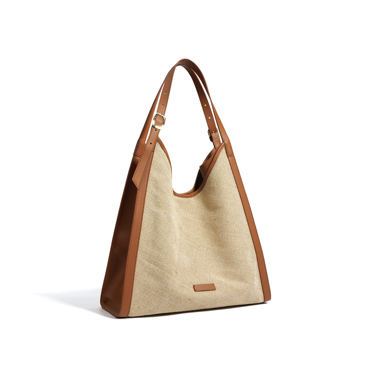 Women's Capacity Cotton Linen Simplicity Commuter Underarm Cloth Shoulder Bags