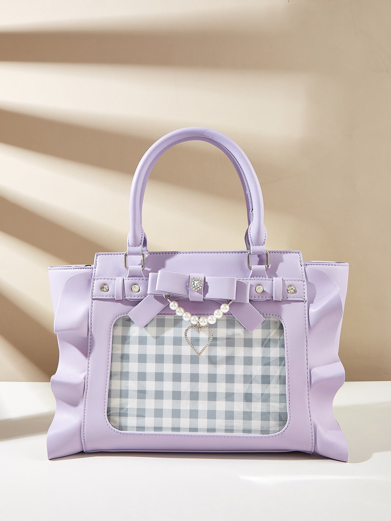 Women's Style Love Hand-held Cartoon Snacks Lace Crossbody Bags
