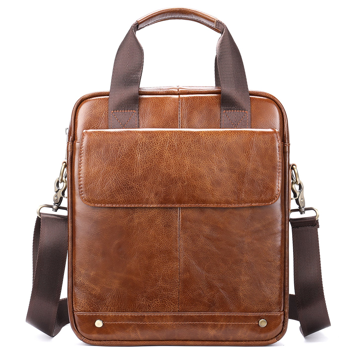 Men's Graceful Stylish Fashion Genuine Leather Men's Shoulder Bags