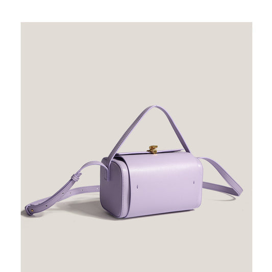 Women's Winter Brazilian Berry Purple Boston Box Crossbody Bags