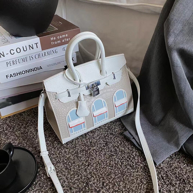 House High-grade Exquisite Genuine Leather Cowhide Shoulder Bags