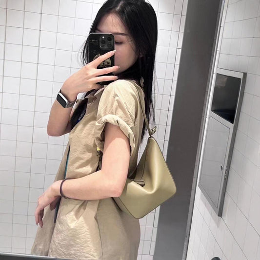 Italian Cowhide High-grade Design Portable Underarm Armpit Bags