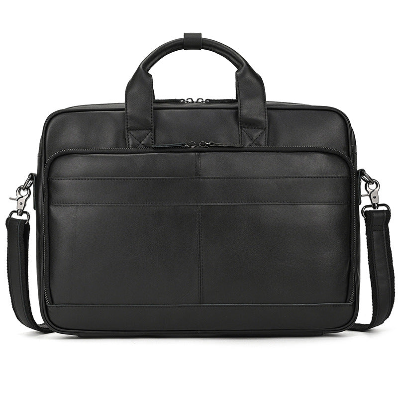 Men's Crazy Horse Commuter First Layer Cowhide Men's Briefcases