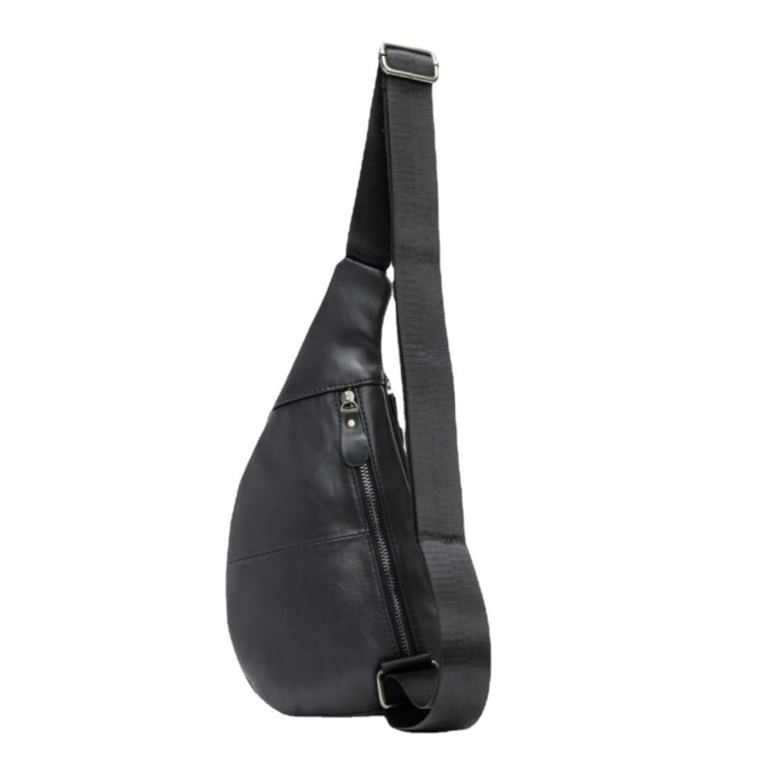 Men's Innovative Genuine Leather Cowhide Trendy Men's Messenger Bags