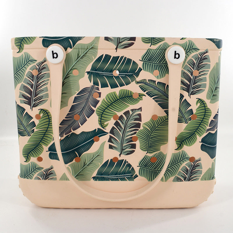 Women's Beach Hole Big Vegetable Basket Pet Handbags