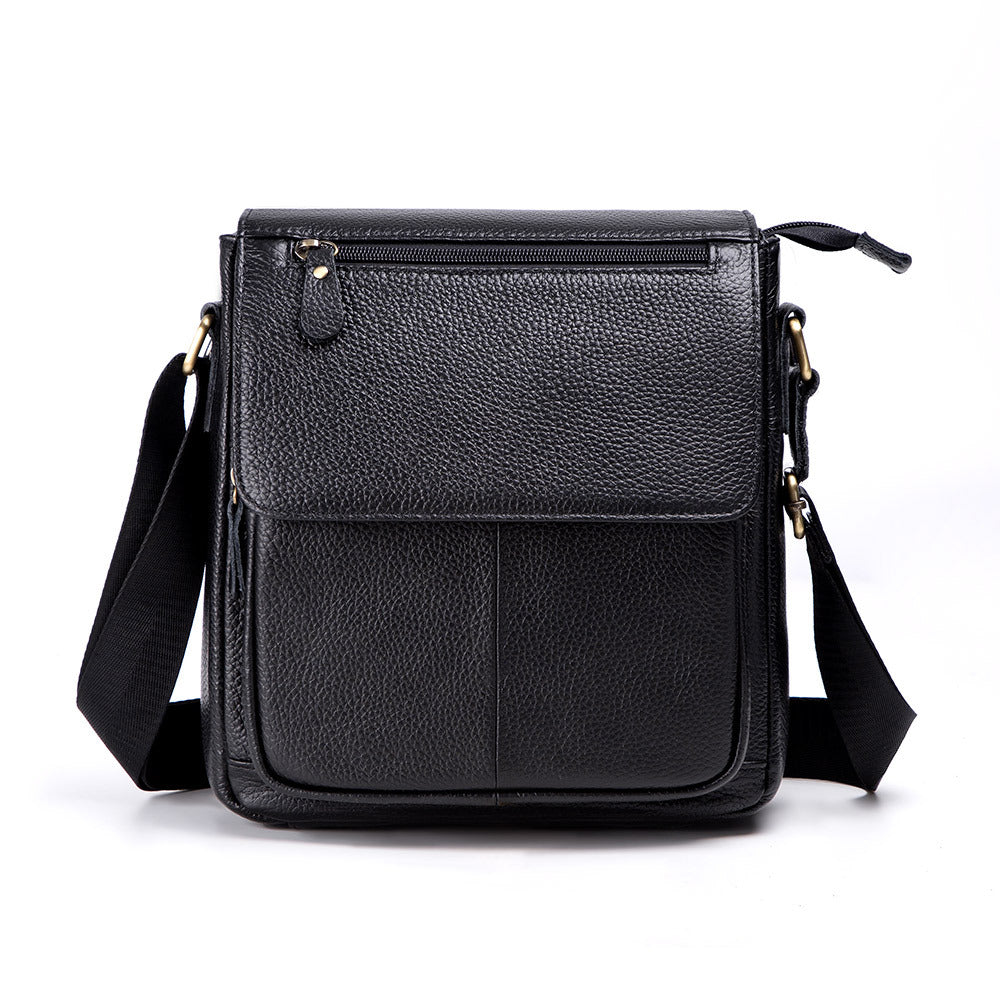 Men's Vintage Genuine Leather First Layer Cowhide Men's Messenger Bags