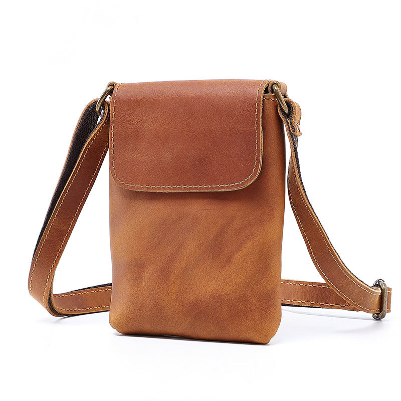 Pouch Simple Genuine Leather High Sense Men's Messenger Bags