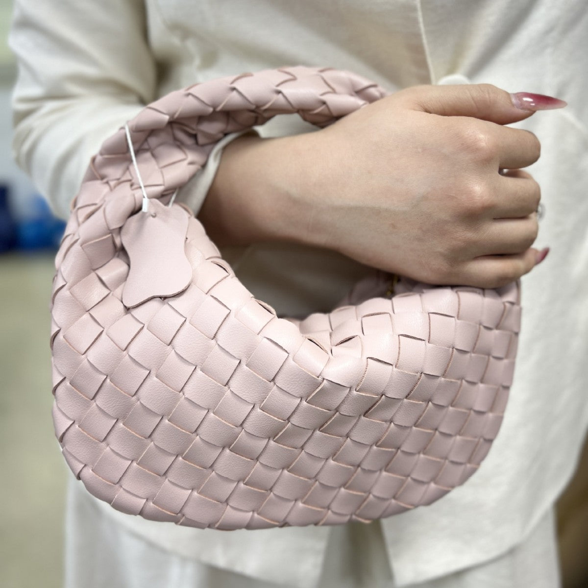 Woven Portable Croissant One Dumpling Price Handbags