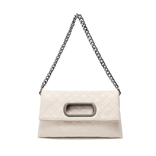 Women's Rhombus Folding Chain Versatile High Sense Bags
