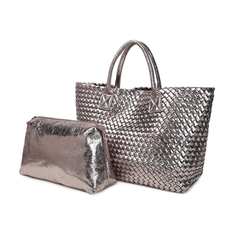 Women's Leather Big Summer Tide Holiday Large Handbags
