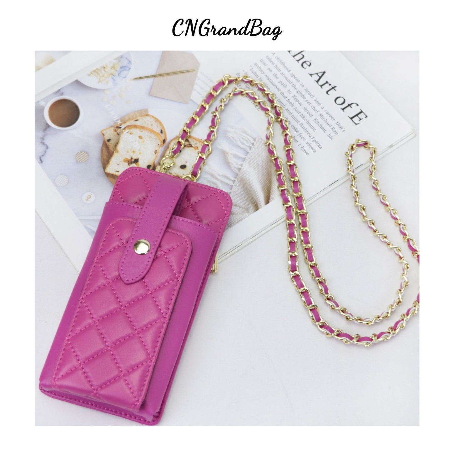 Women's Wild Genuine Sheep Skin Mobile Mini Bags