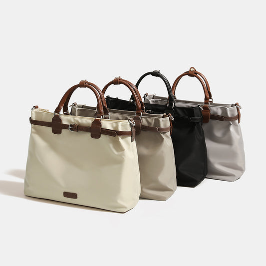 Women's Nylon Large Capacity Portable Class Commuter Tote Bags