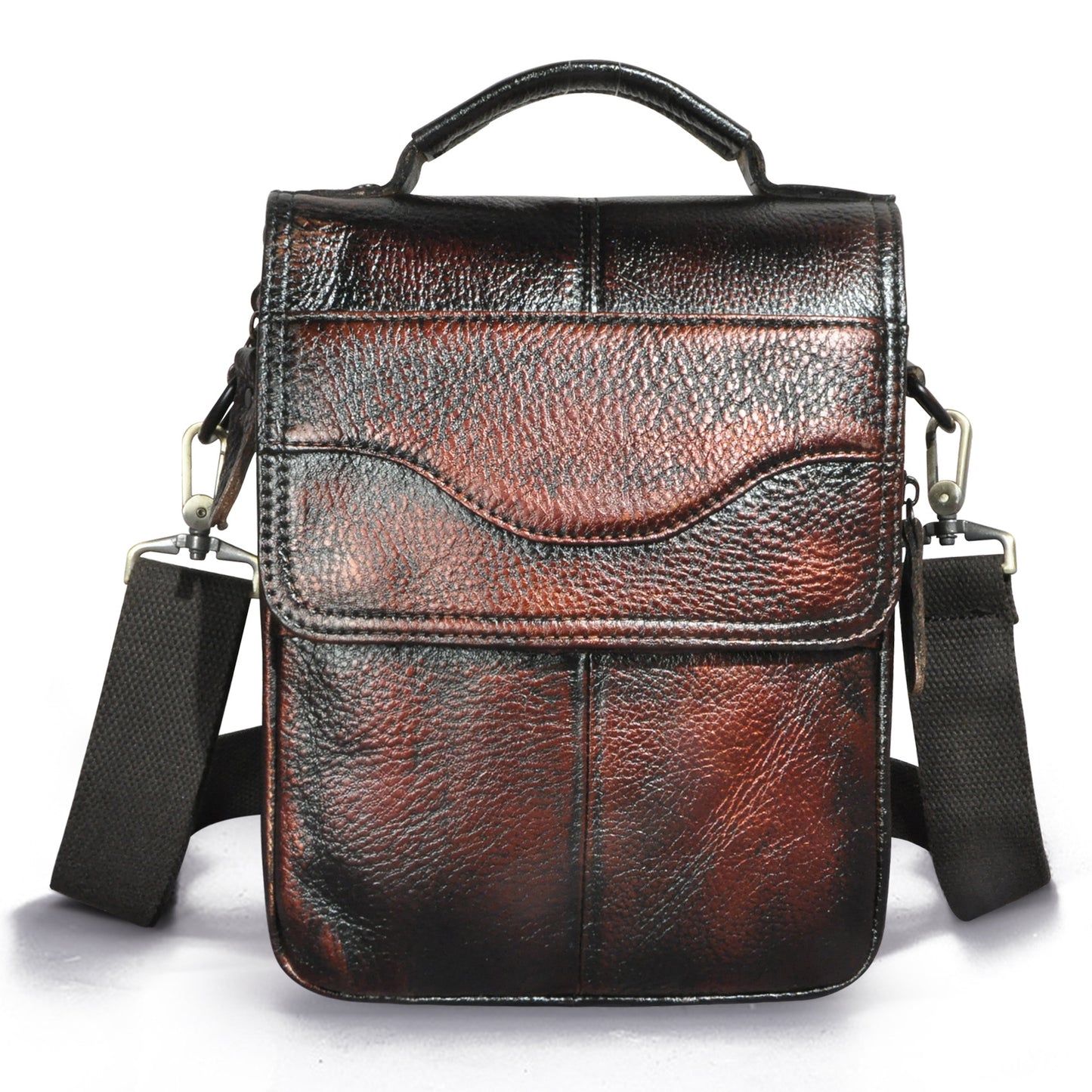 Men's Layer Crazy Horse Skin Cowhide Retro Men's Messenger Bags
