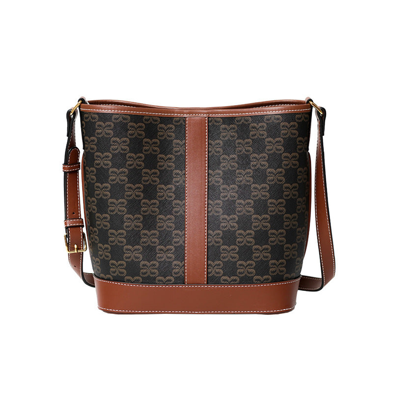 Women's Retro Presbyopic Large Capacity Arc High-grade Shoulder Bags