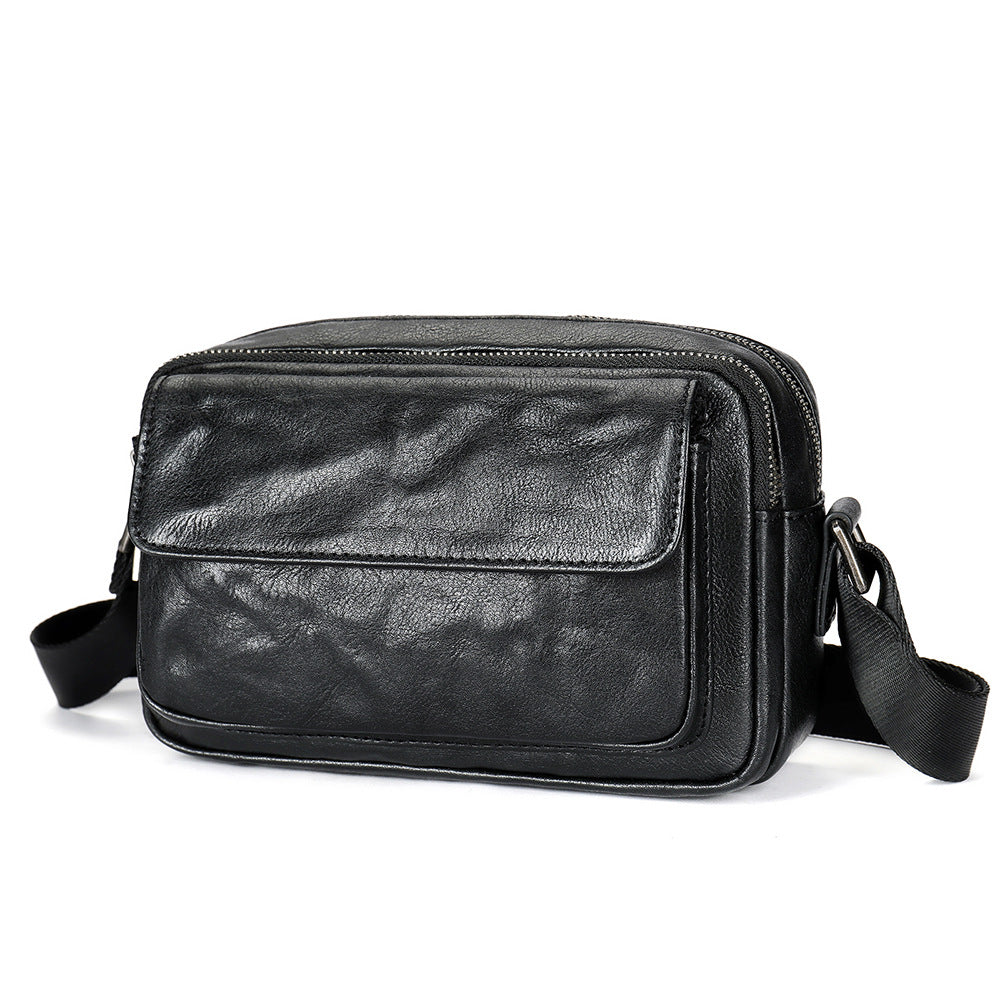 Men's Large Capacity Fashion First Layer Cowhide Men's Messenger Bags