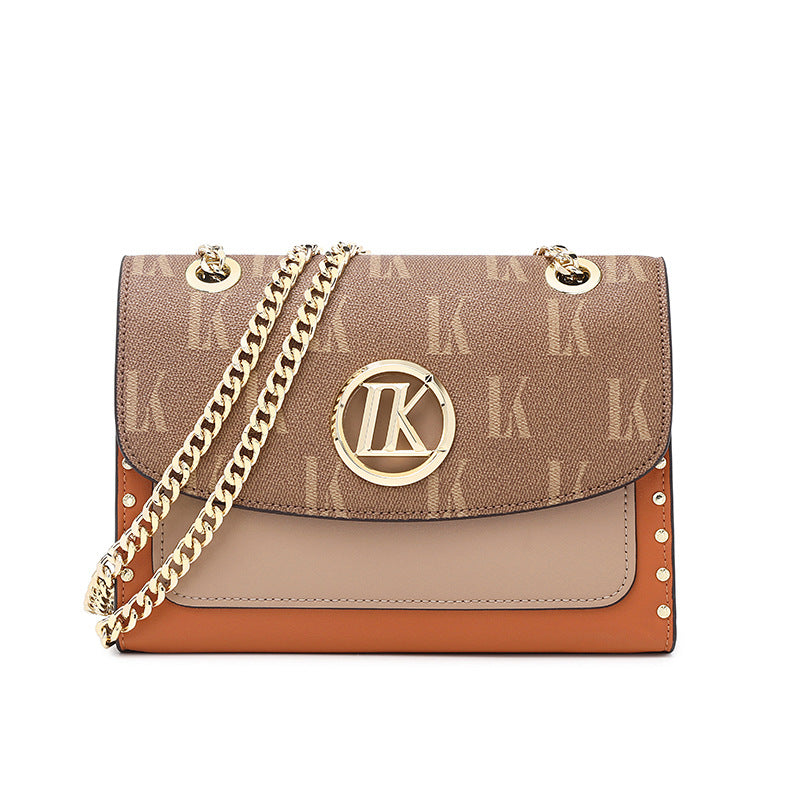 Women's Genuine Leather Fashion Portable Chain Shoulder Bags