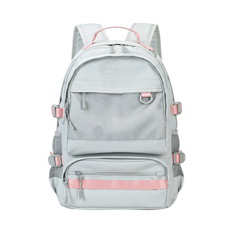 Women's Korean Versatile Large Capacity High College Backpacks