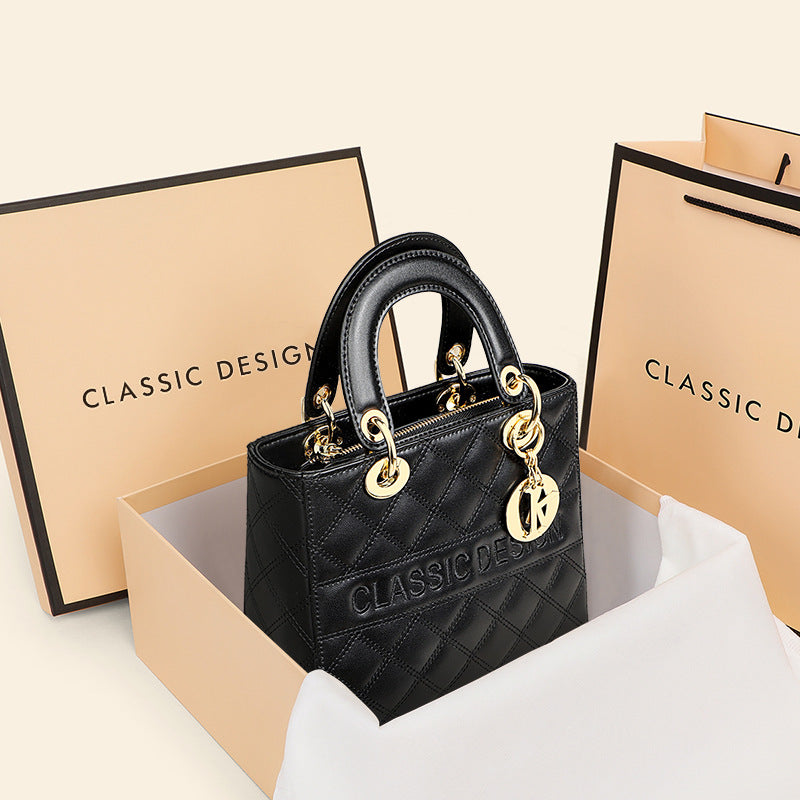 Women's Summer Diana High-grade Versatile Fashion Leather Crossbody Bags