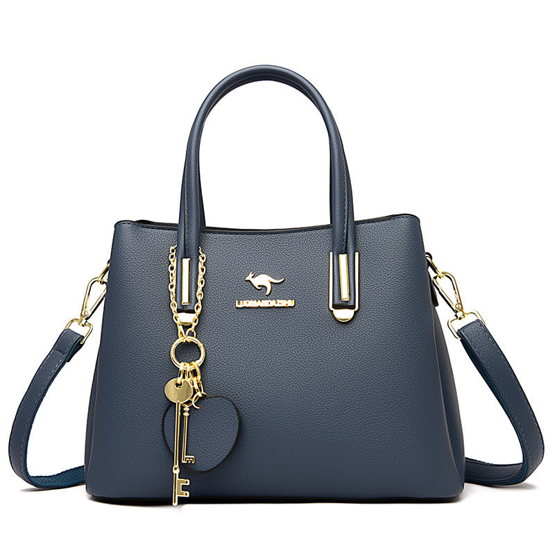 Women's Capacity Versatile Lychee Pattern Elegant Kangaroo Tote Bags